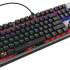 Клавиатура Oklick 970G Dark Knight,  USB, черный + серебристый [499578]